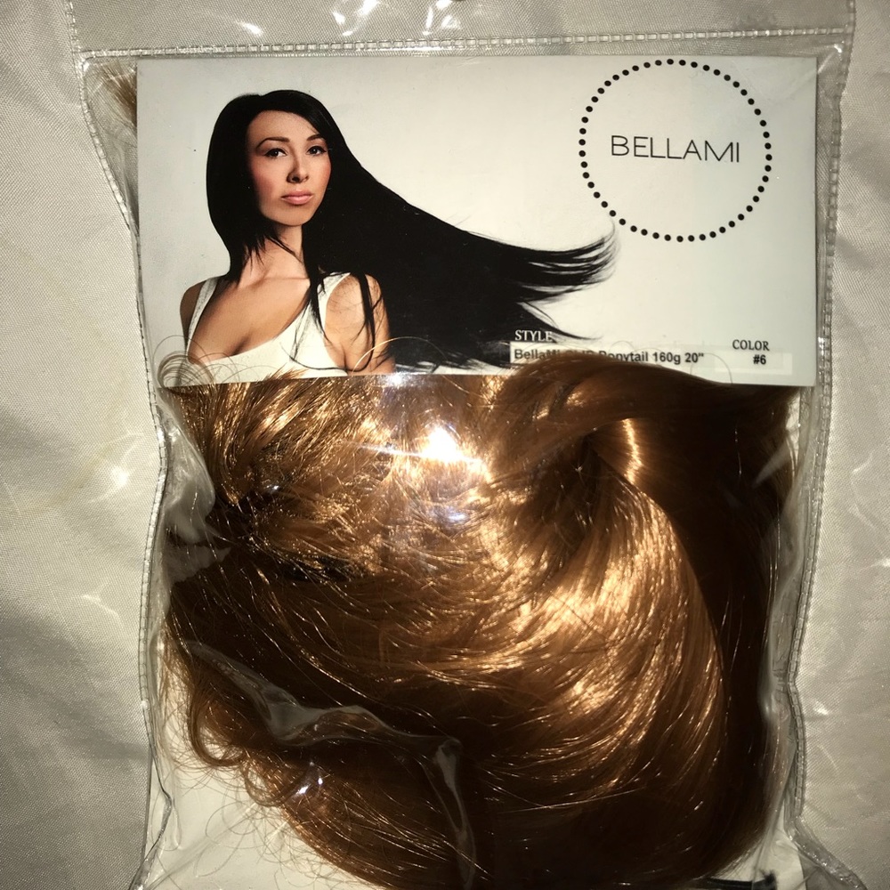 Never Used,Brand New Light Brown BellaMi Ponytail